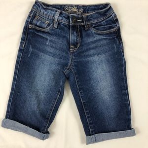 Justice Bermuda Jean Shorts Dark Wash